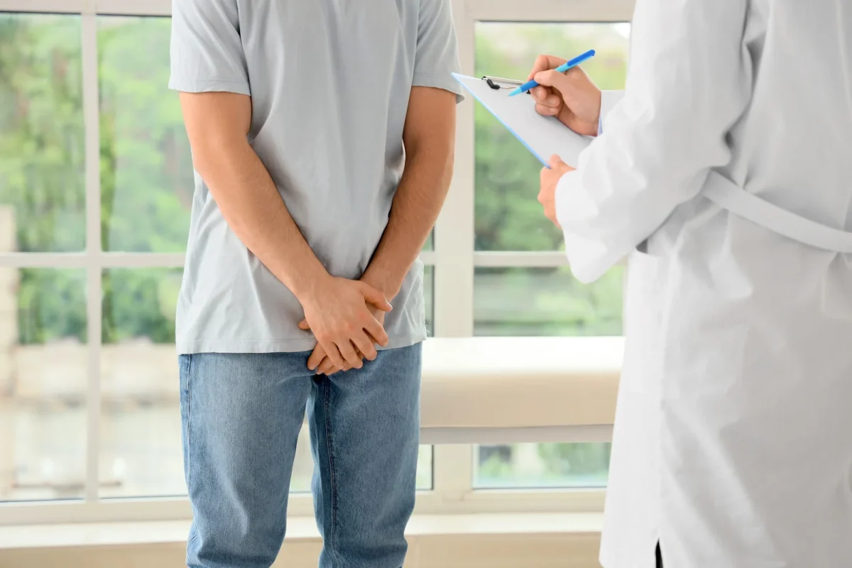 Muškarac kod liječnika