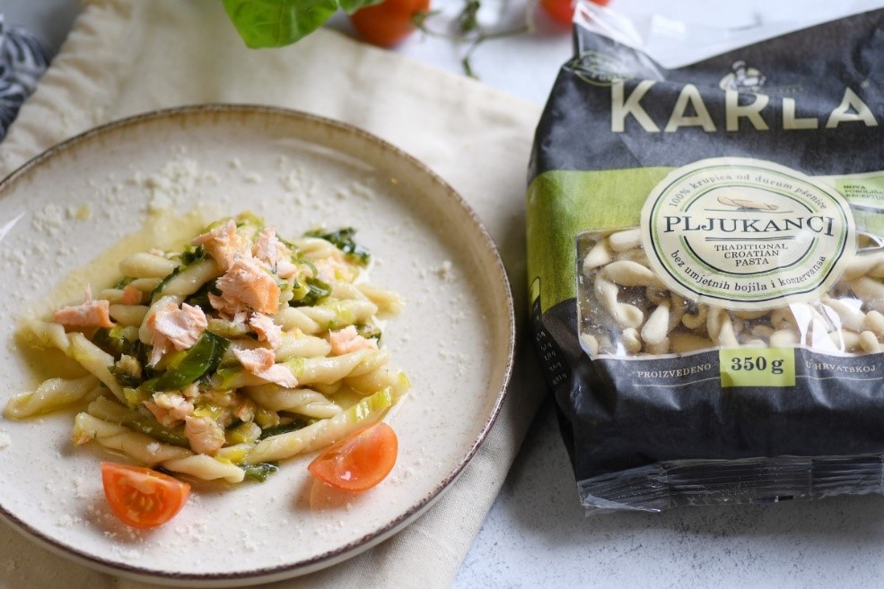 salata s tjestenimom, oljukanci proizvođača Klara